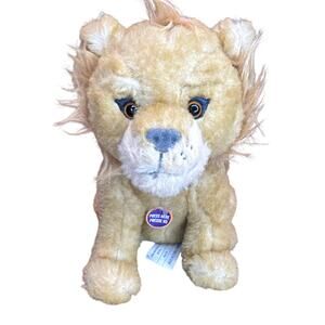 Lion King Simba Disney Talking Bean Plush Lion 9" Cub Tan Tags Attached WORKS
